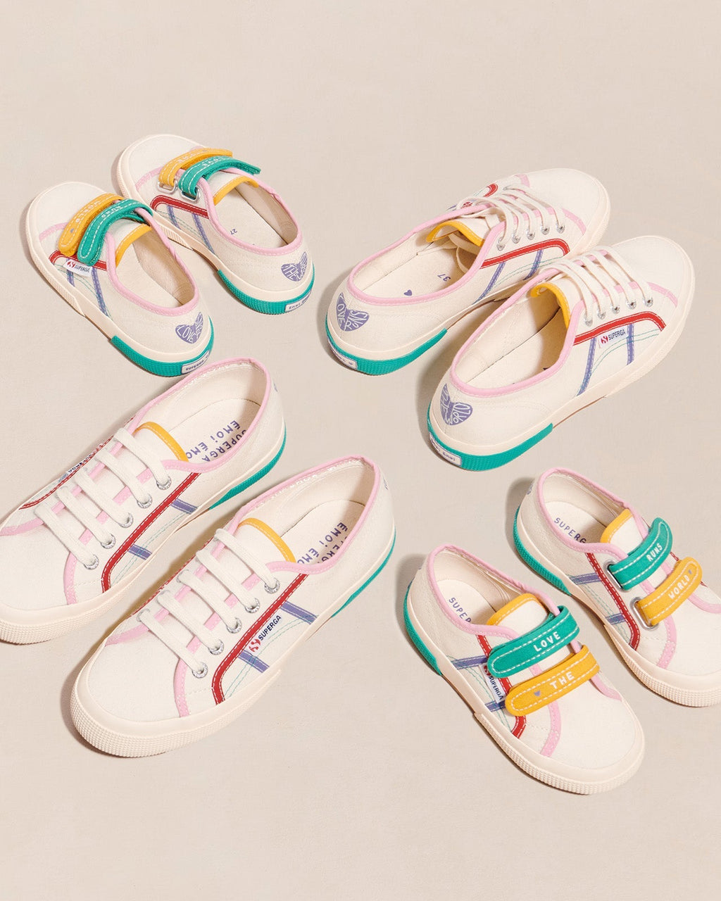 Les Tennis Superga X Émoi Émoi – Enfant – Ivoire