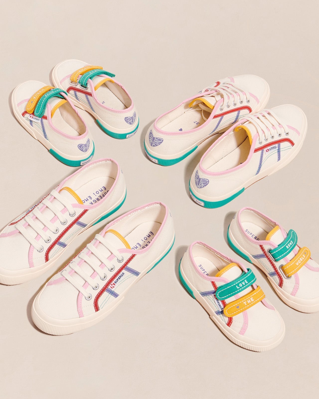 Les Tennis Superga X Émoi Émoi – Enfant – Ivoire