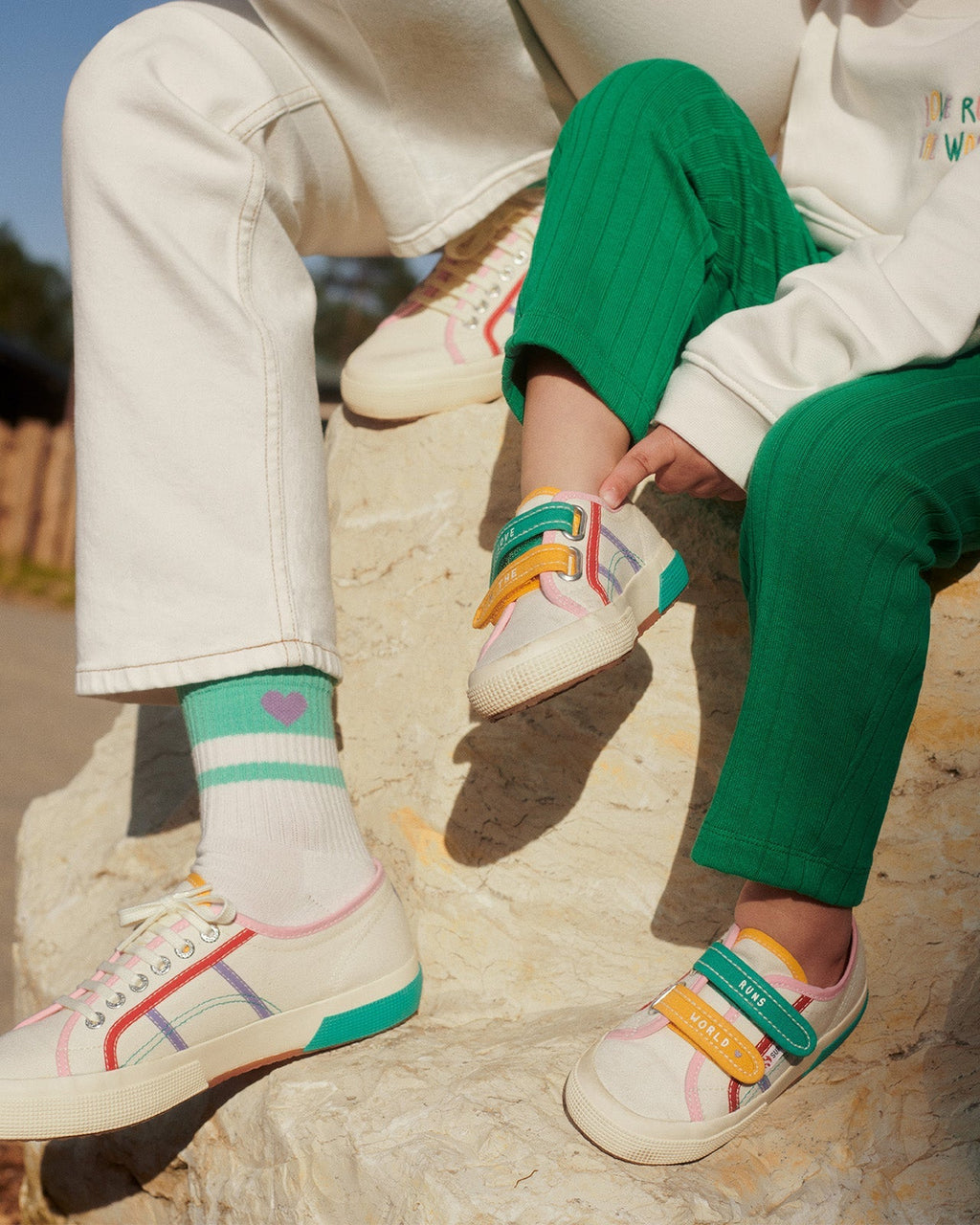 Les Tennis Superga X Émoi Émoi – Enfant – Ivoire