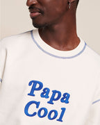 Le Sweat Papa Cool En Coton Bio - Blanc