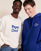 Le Sweat Papa Cool En Coton Bio - Blanc