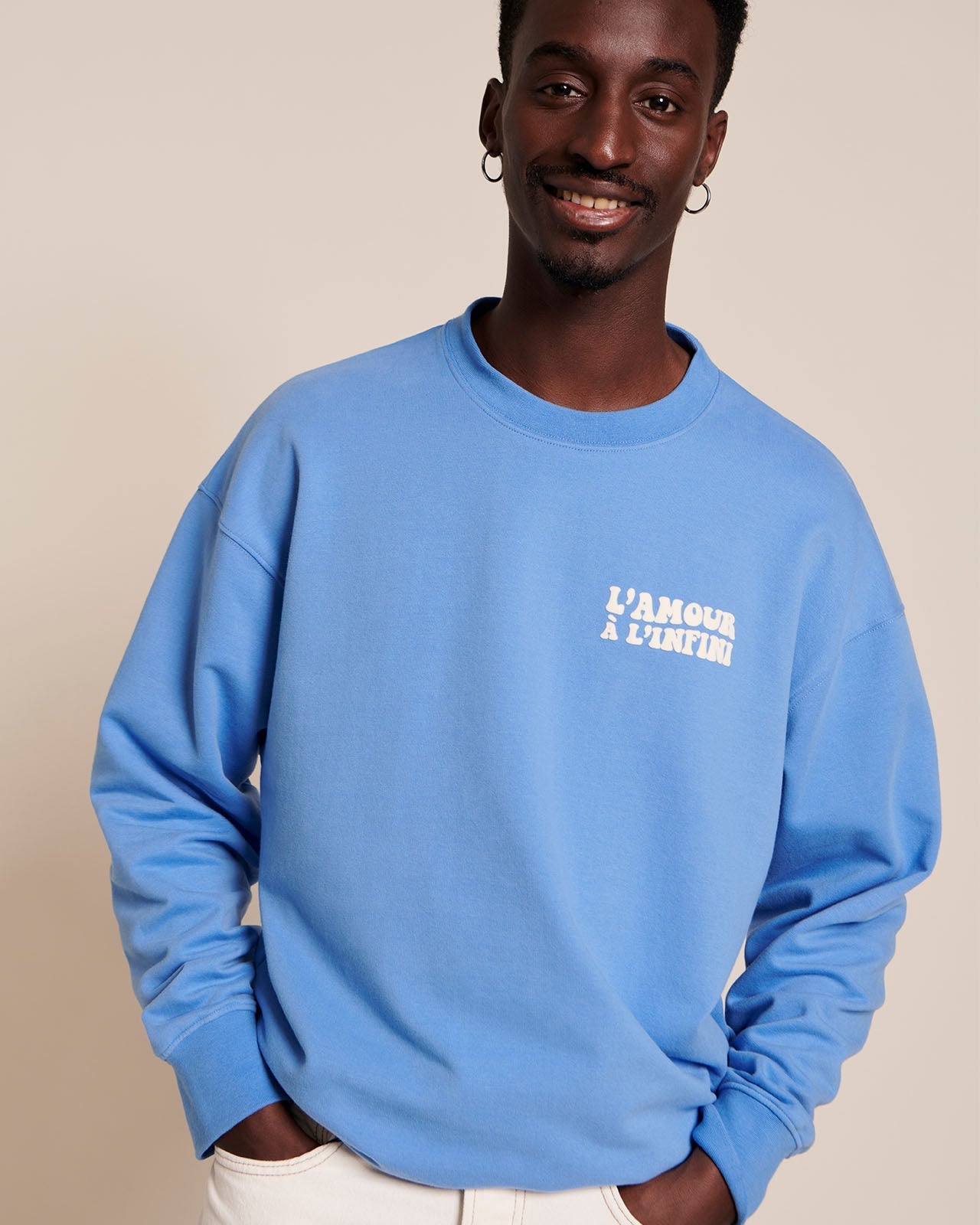 Le Sweat L'Amour À L'Infini Homme - Bleu