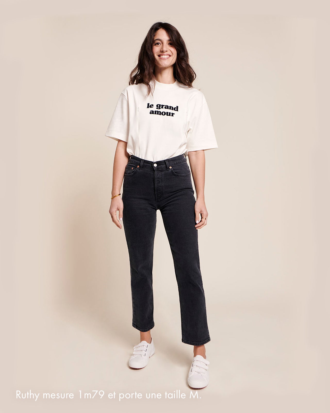 Le T-Shirt D'Allaitement Le Grand Amour En Coton Bio - Blanc