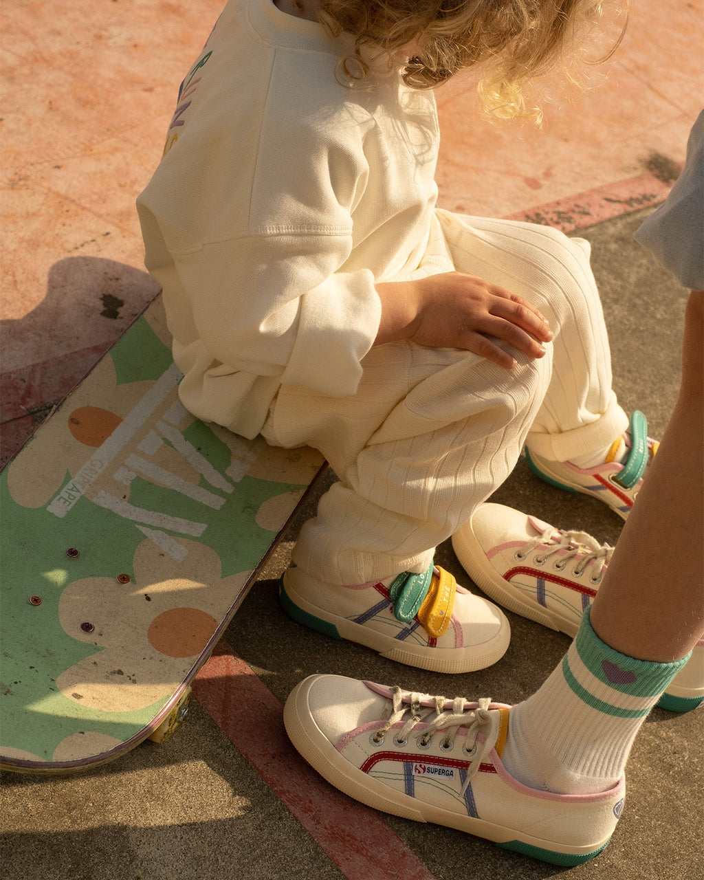 Les Tennis Superga X Émoi Émoi – Enfant – Ivoire