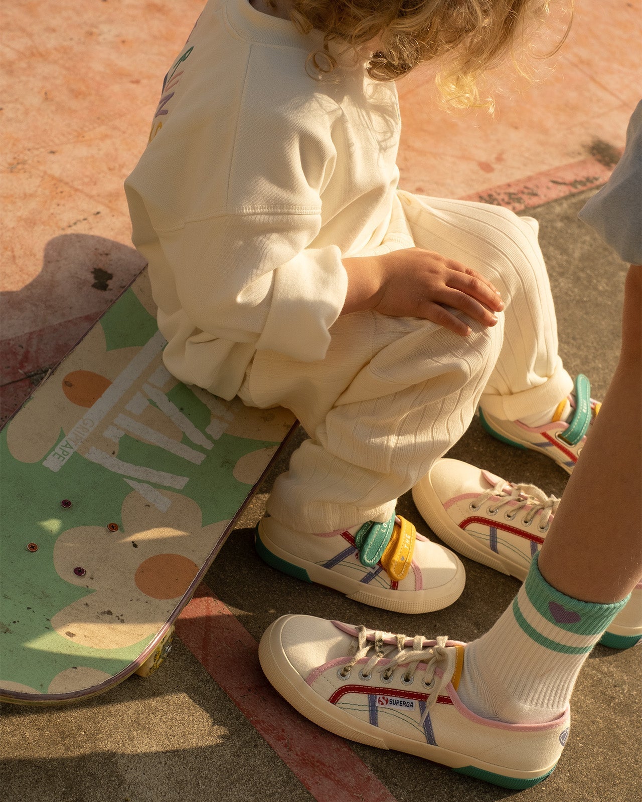Les Tennis Superga X Émoi Émoi – Enfant – Ivoire