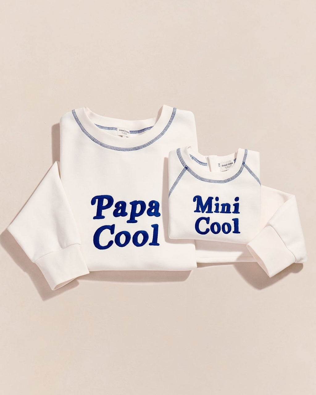 Le Sweat Papa Cool En Coton Bio - Blanc