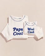 Le Sweat Papa Cool En Coton Bio - Blanc