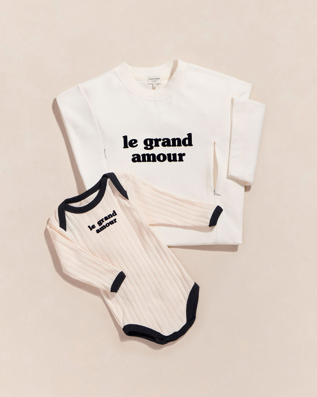 Le T-Shirt D'Allaitement Le Grand Amour En Coton Bio - Blanc