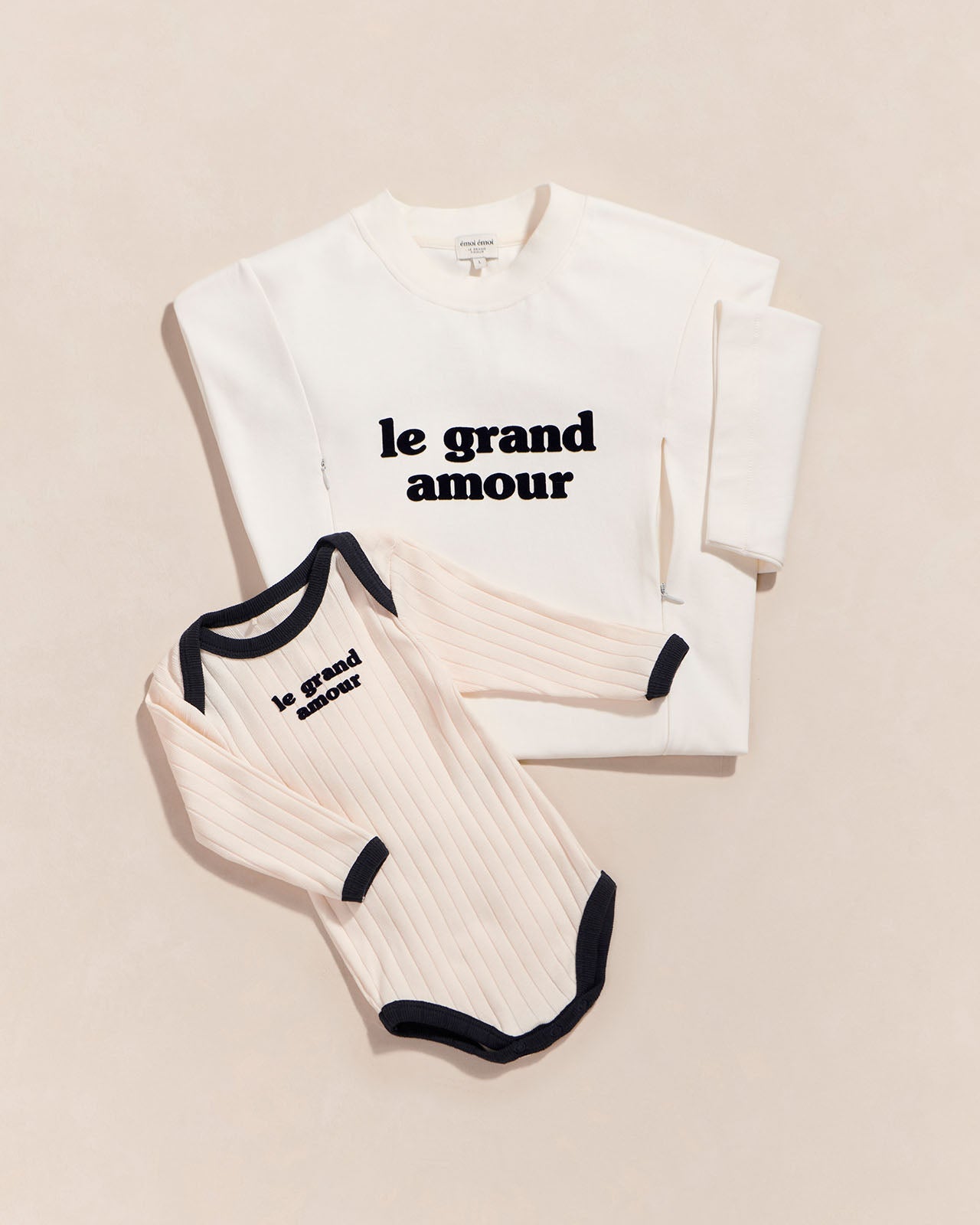 Le T-Shirt D'Allaitement Le Grand Amour En Coton Bio - Blanc