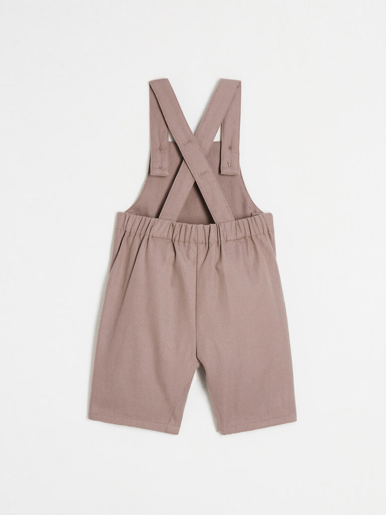 Natalys - Salopette Longue Rose - Fille