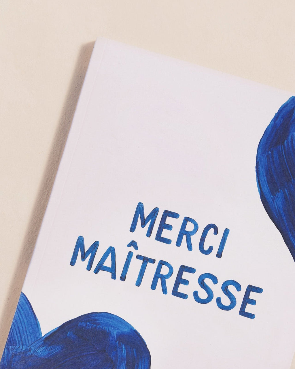 Le Carnet Merci Maîtresse - Cœurs Bleus