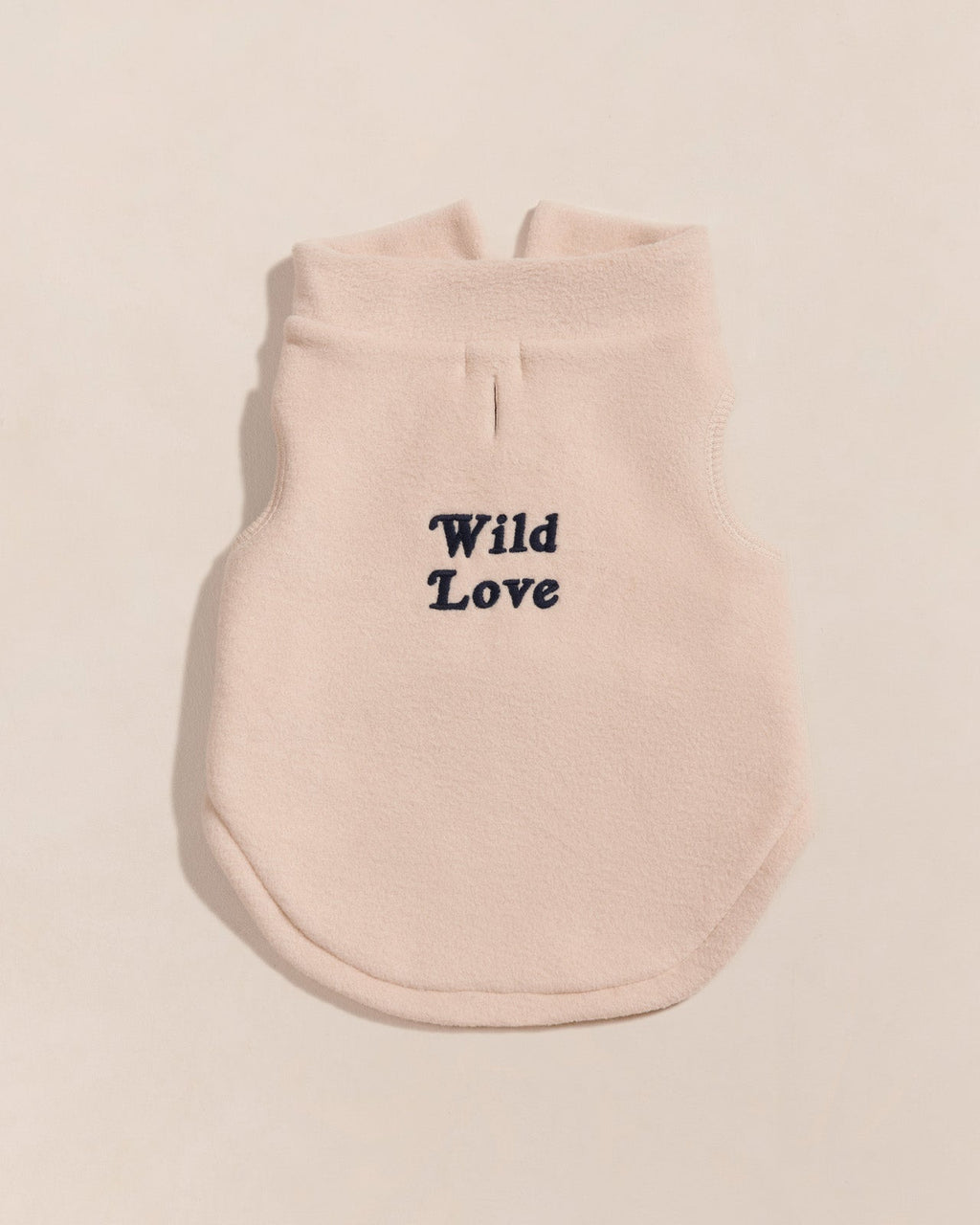 La Veste Pour Chien Wild Love En Polaire Recyclée - Latte