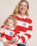 Le Polo Love Team Unisexe En Coton Bio - Rouge