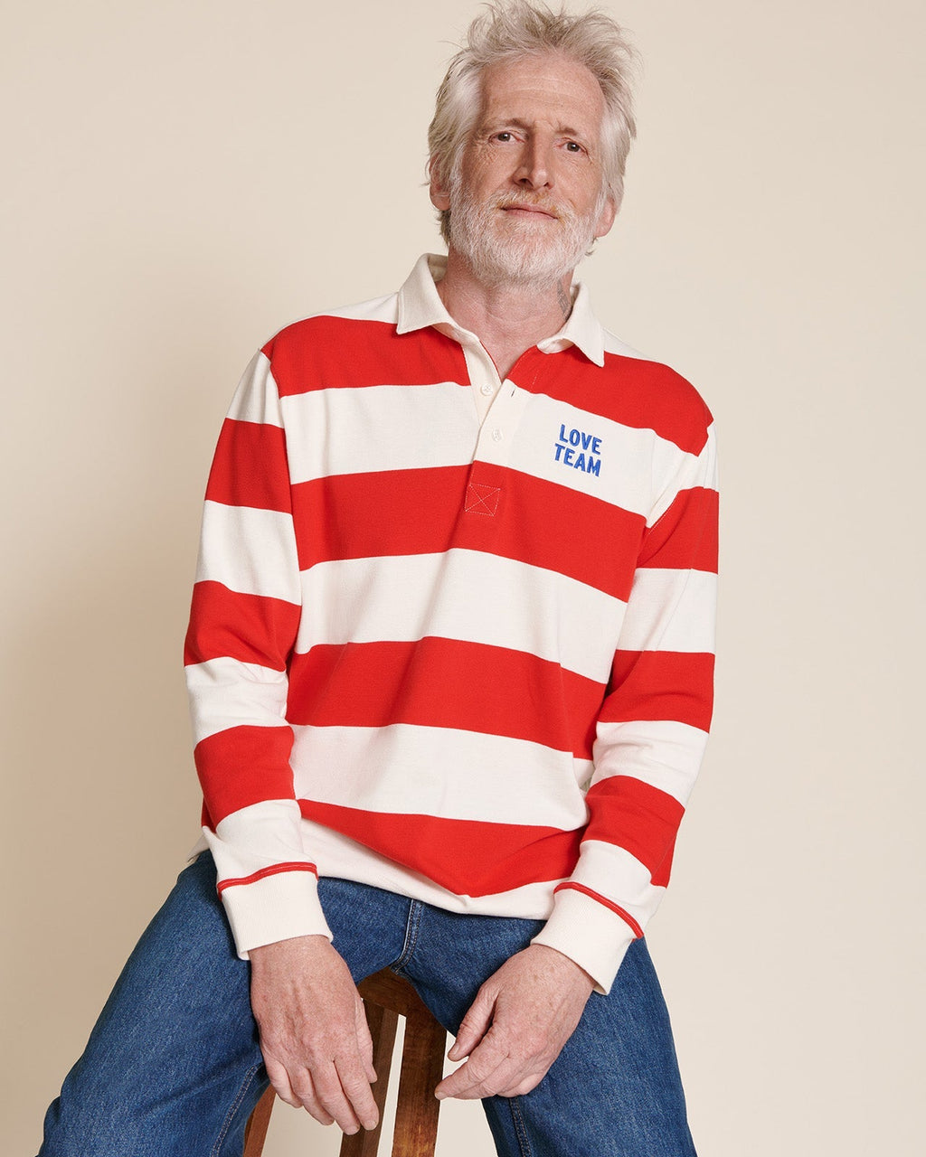 Le Polo Love Team Unisexe En Coton Bio - Rouge