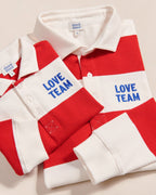 Le Polo Love Team Unisexe En Coton Bio - Rouge