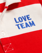 Le Polo Love Team Unisexe En Coton Bio - Rouge