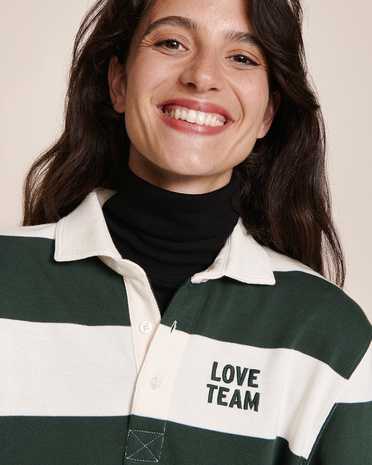 Le Polo Love Team Unisexe En Coton Bio - Vert