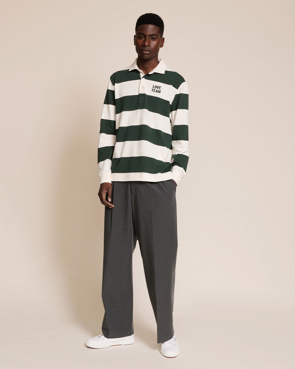 Le Polo Love Team Unisexe En Coton Bio - Vert