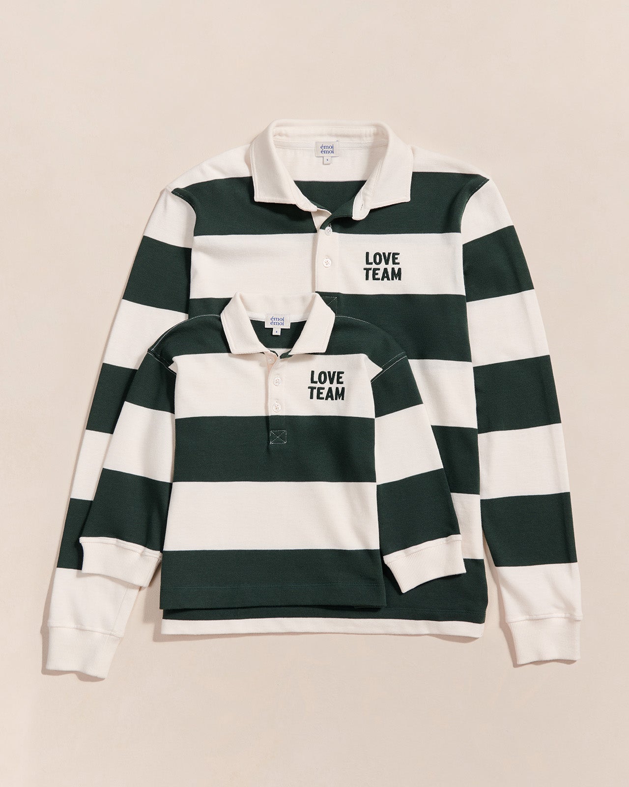 Le Polo Love Team Unisexe En Coton Bio - Vert