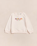 Le Sweat Brodé Brother Love En Coton Bio - Crème