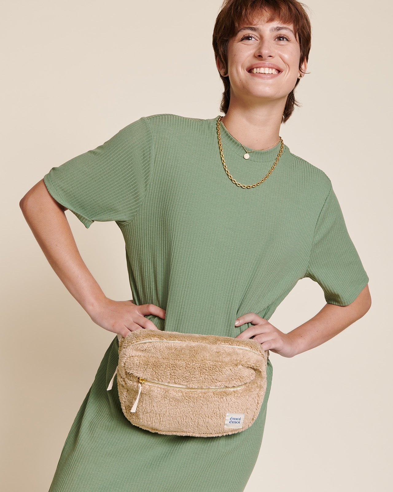 La Banane Babette En Moumoute - Beige