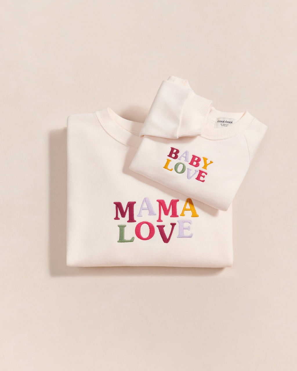 Le Sweat Club Mama Love En Coton Bio - Crème
