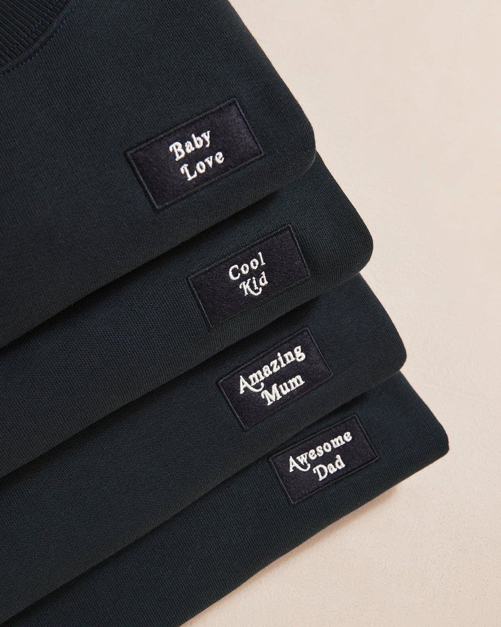 Le Sweat Mini Patch Amazing Mum En Coton Bio - Charbon