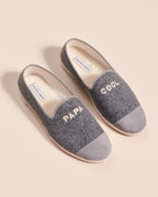 Les Chaussons Papa Cool Gris - Angarde X Émoi Émoi