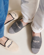 Les Chaussons Dream Team Homme Gris - Angarde X Émoi Émoi