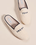Les Chaussons Dream Team Homme En Laine Bouclette - Angarde X Émoi Émoi