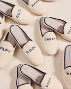 Les Chaussons Mama Cool En Laine Bouclette - Angarde X Émoi Émoi