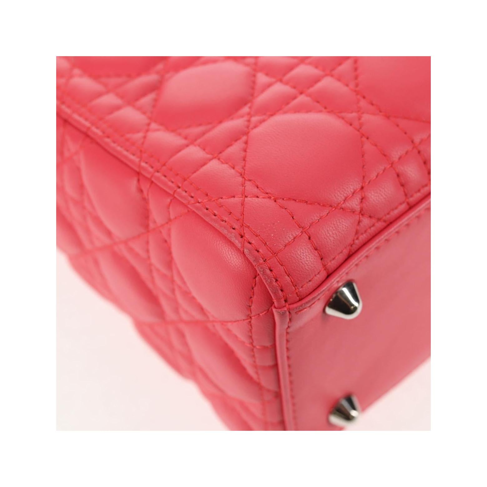 Sac À Main Lady Dior Christian Dior Rose