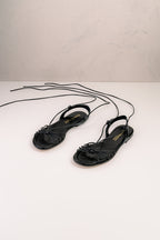 Sandales Plates Iris - Negro