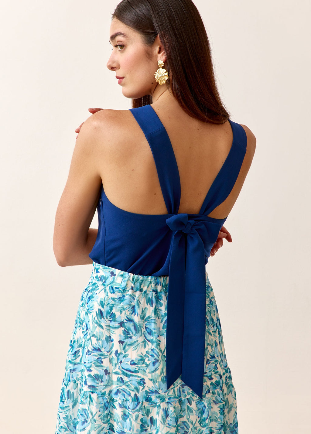 Top Daphné Bleu Profond