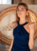 Top Daphné Bleu Profond