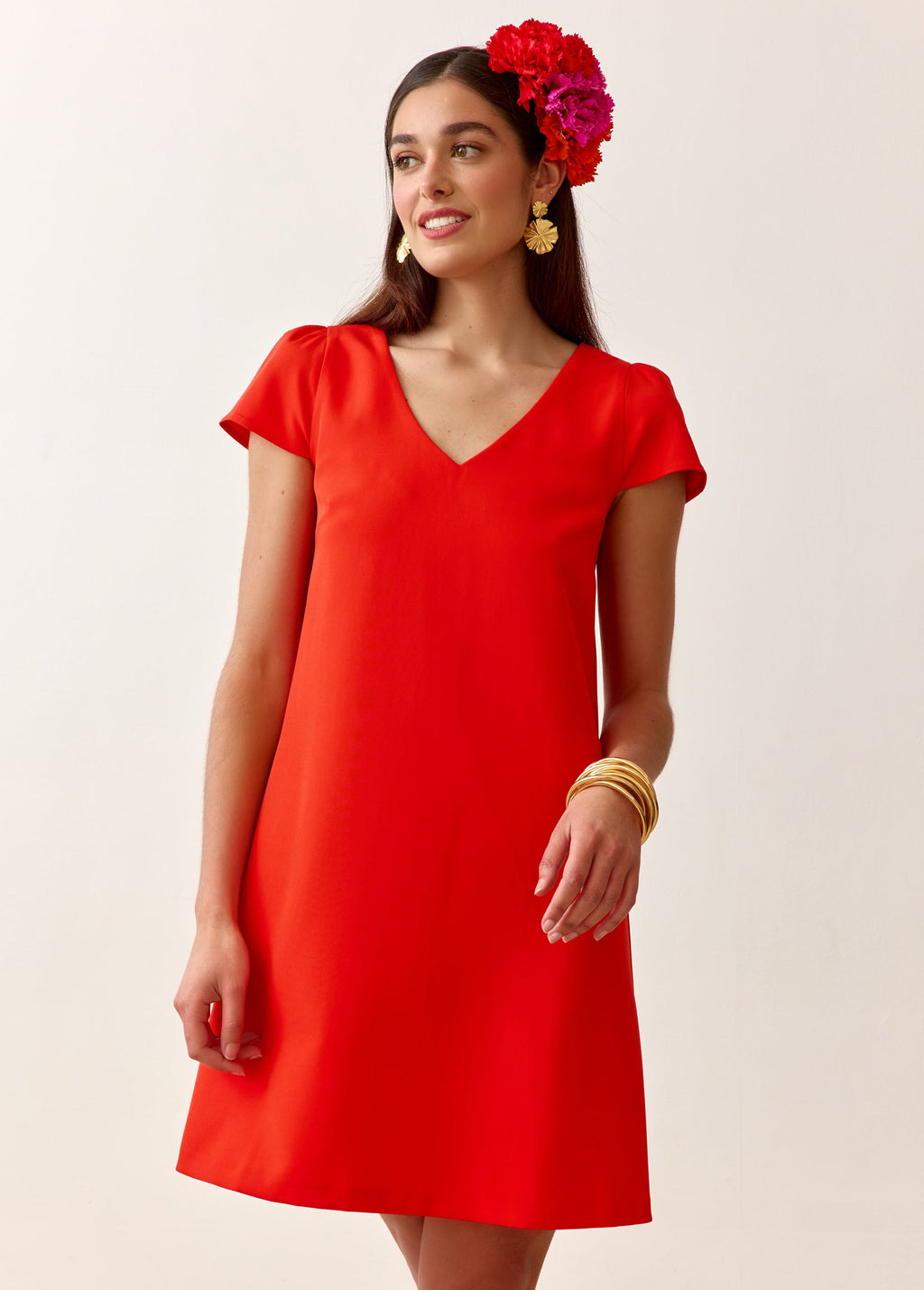 Robe Arlo Rouge Orangé