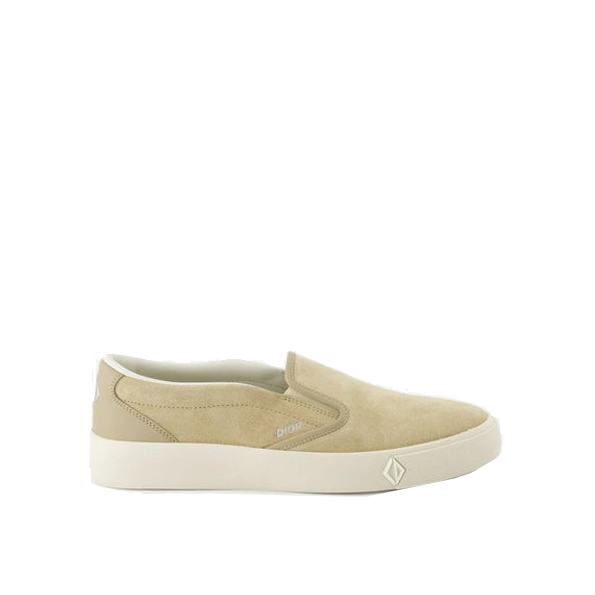 Baskets Dior Leather Slip-On - Beige - Homme