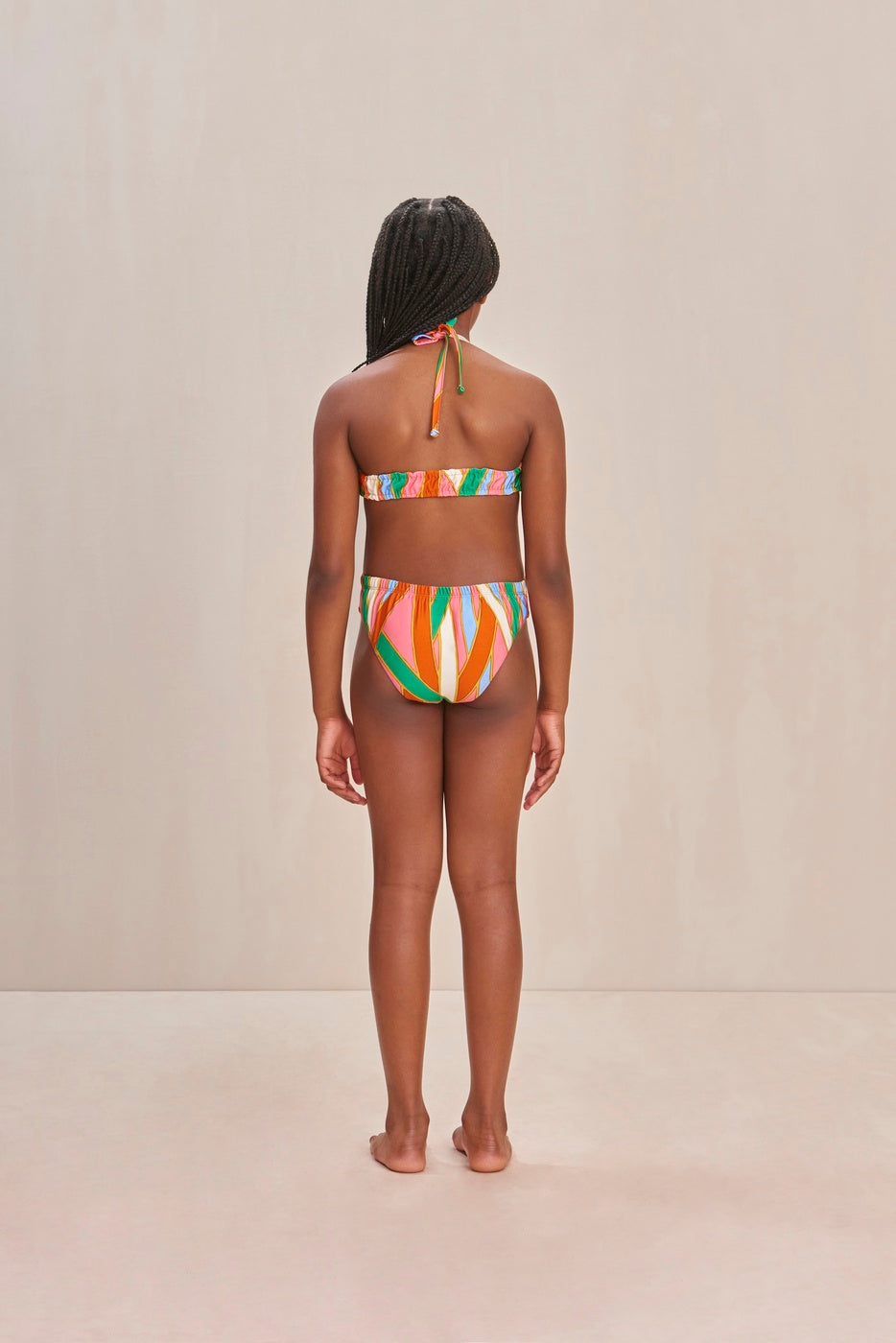 Maillot Une Pièce Eve - Vintage Stripe Print
