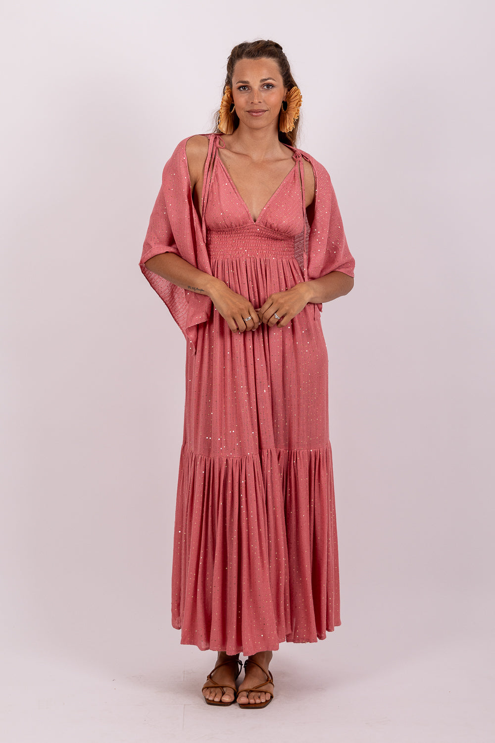 Robe Longue Yolanda Blush