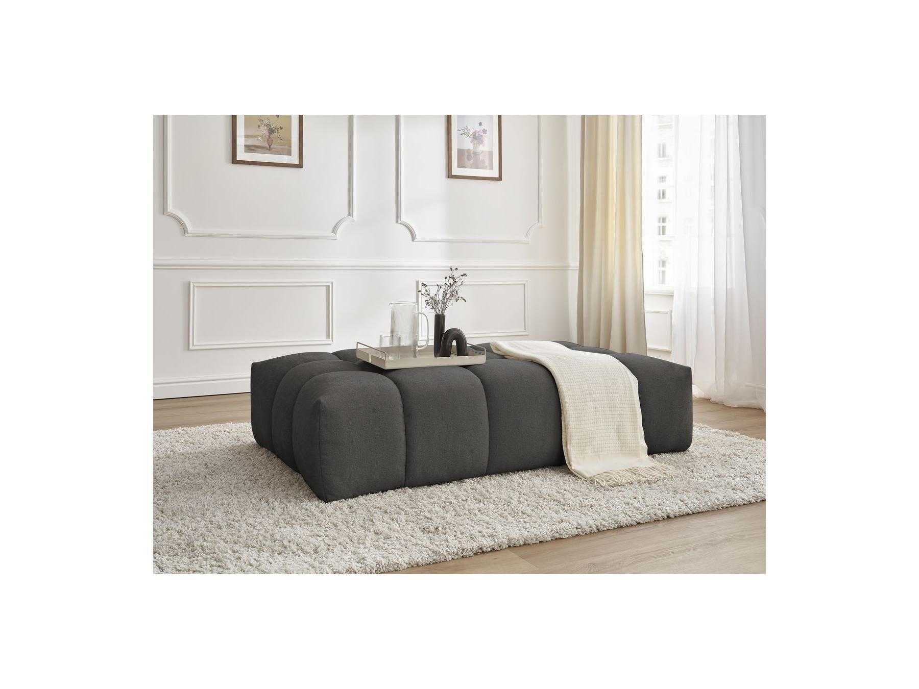 Everest - Pouf - Tissu Texturé