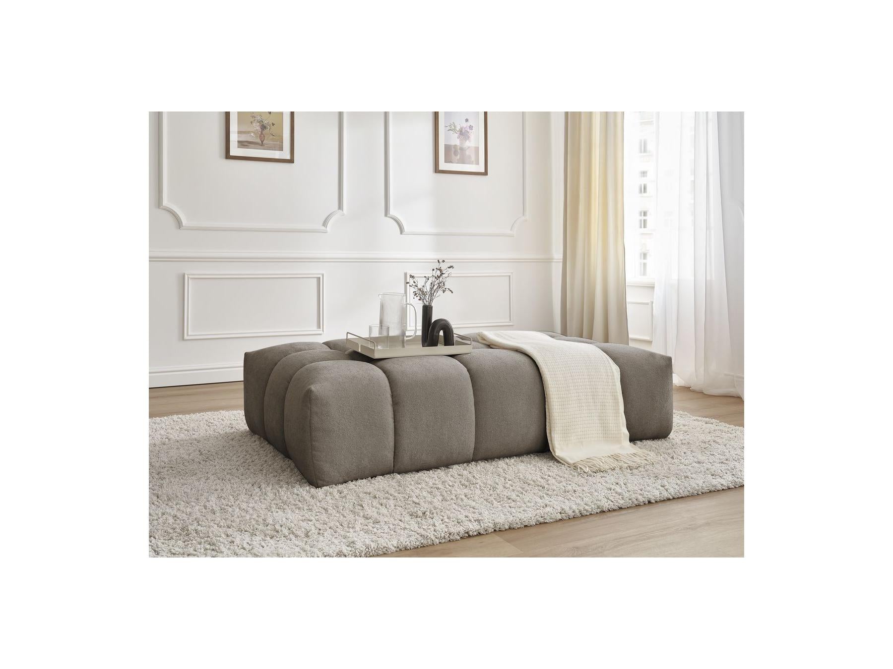 Everest - Pouf - Tissu Texturé