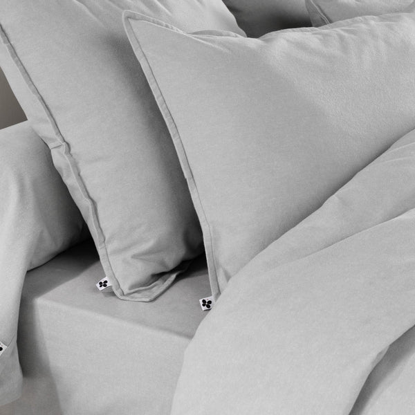 Candice - Taie De Traversin - Flanelle - Brume
