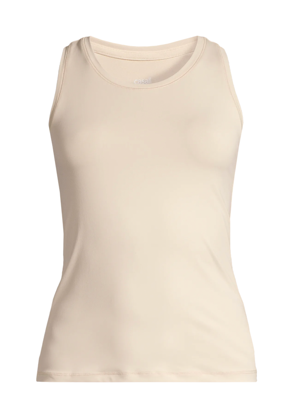 Essential Racerback Tank - Ecru