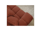 Everest - Canapé D'Angle Fixe - Tissu Texturé - Angle Droit - 10 Coussins