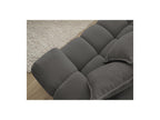 Everest - Canapé D'Angle Fixe - Tissu Texturé - Angle Gauche - 10 Coussins