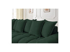 Everest - Canapé D'Angle Fixe - Tissu Texturé - Angle Gauche - 10 Coussins