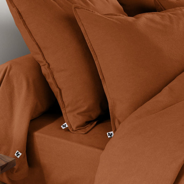 Candice - Taie De Traversin - Flanelle - Tomette