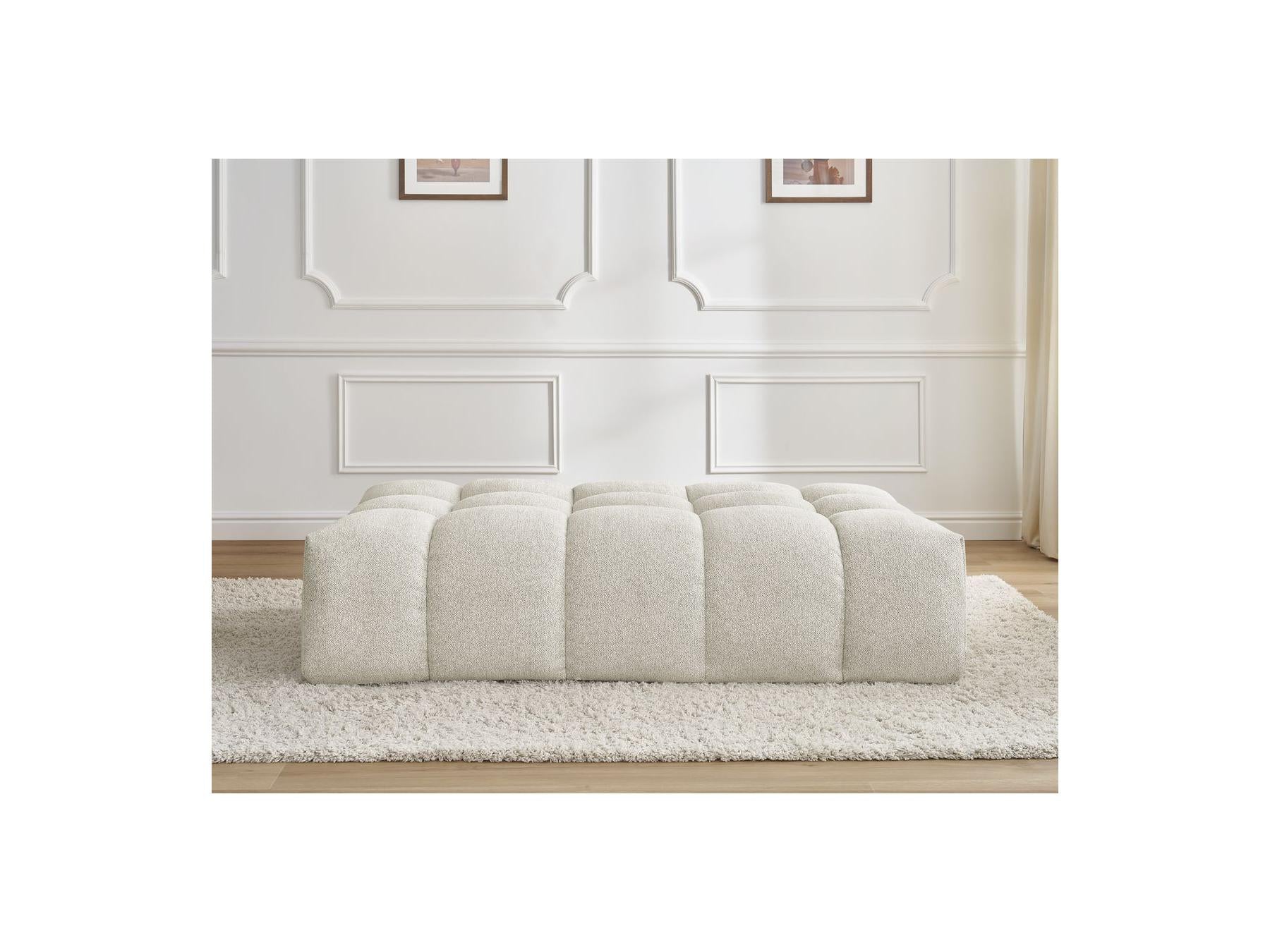 Everest - Pouf - Tissu Chiné