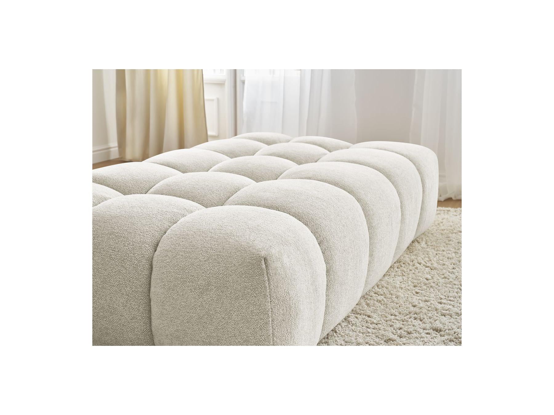 Everest - Pouf - Tissu Chiné