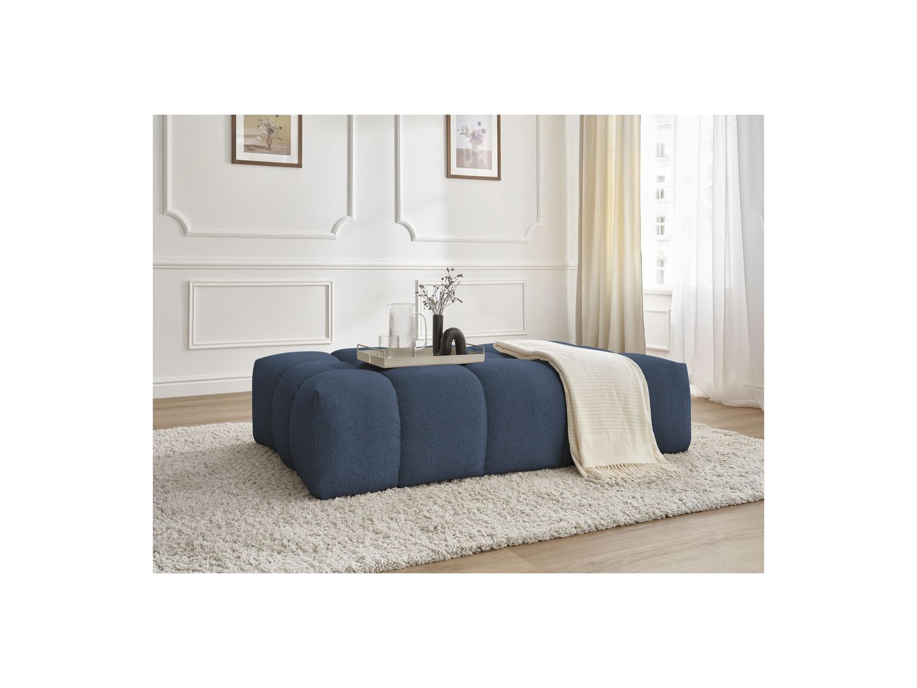 Everest - Pouf - Tissu Chiné